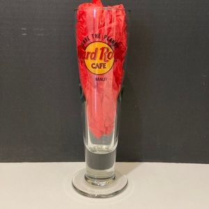 Hard rock café Maui, Pilsner glass 9 1/2 inches tall